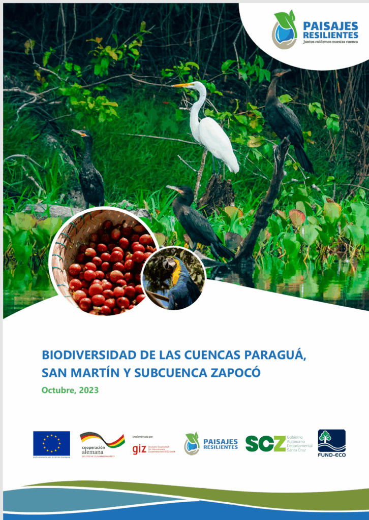 Biodiversidad de las cuencas Paraguá, San Martín y subcuenca Zapoco